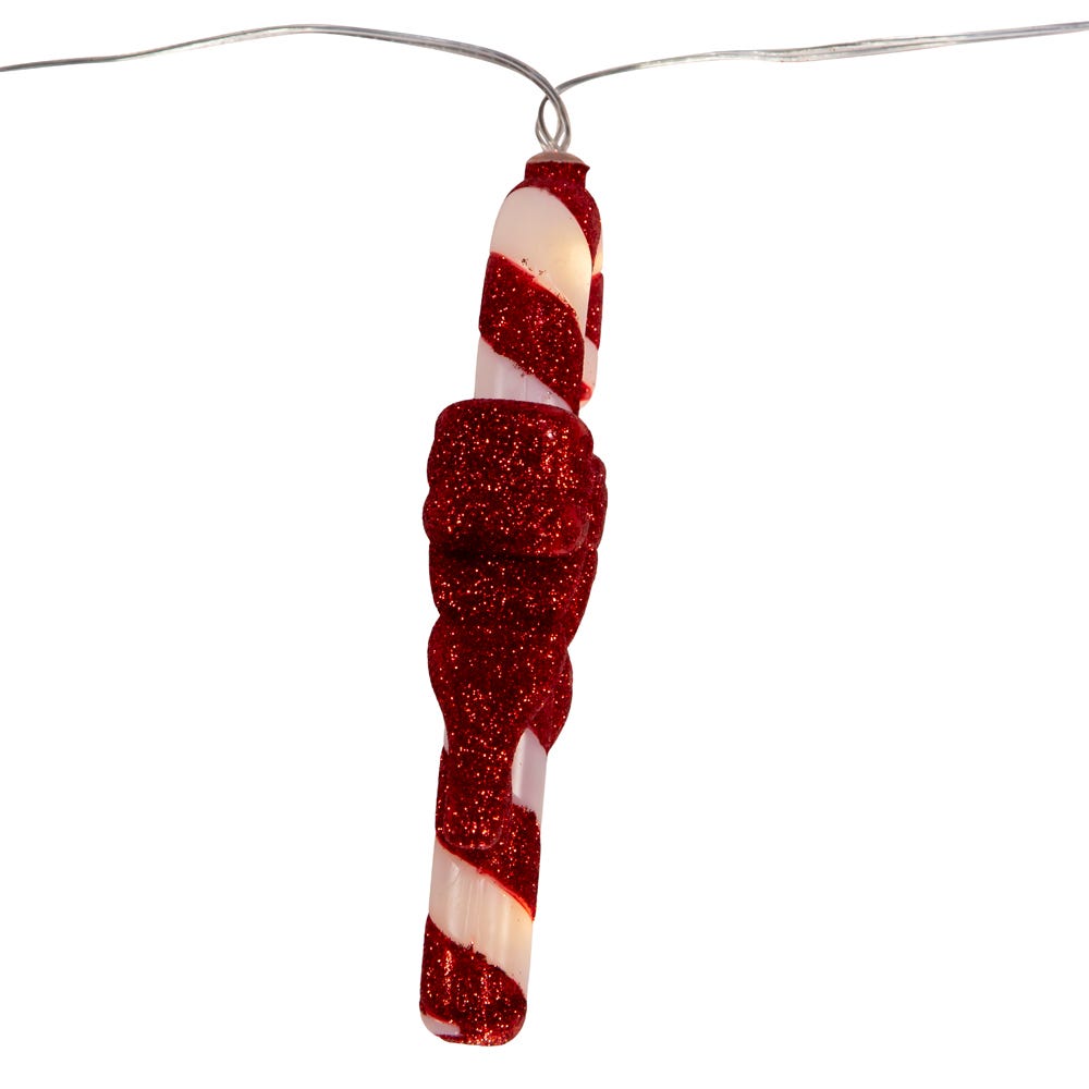 Kurt Adler 30-Light 5 Piece Battery-Operated Candy Canes Light Set